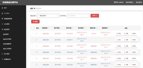 ssm基于web技术的在线商品交易平台的设计 vue