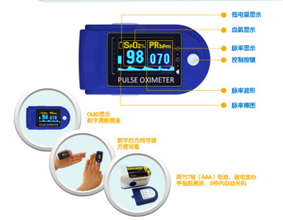 血氧仪-LED彩屏成人指夹式血氧仪采购平台求购产品详情